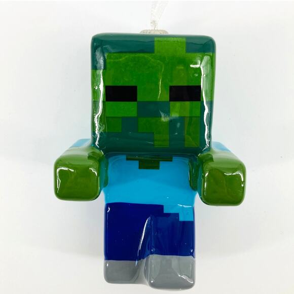 Minecraft Core Zombie Decoupage Figure Ornament Mojang - Picture 1 of 7